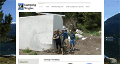 Desktop Screenshot of campingsingles.org